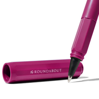 Honorary Edition 2024 | The Roundabout Rollerball Pen - Little Miss Jubilee with magenta body by Ferris Wheel Press