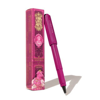 Honorary Edition 2024 Roundabout Rollerball Pen Little Miss Jubilee in magenta by Ferris Wheel Press