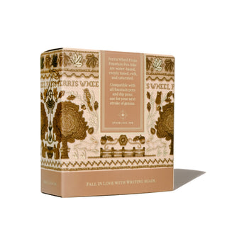 Majestic Maple Syrup | 38ml Ink | Ferris Wheel Press box with detailed autumn leaf embossing and warm tan tones