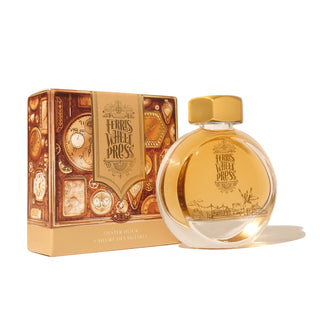 Oyster Hour | 38ml Ink | Ferris Wheel Press round glass bottle with gold cap and decorative box packaging