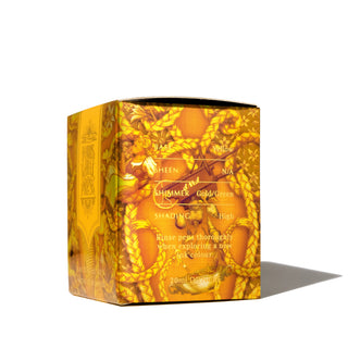 Plaited Gold Tress Fountain Pen Inks 20ml Bottled by Ferris Wheel Press with braided gold design packaging