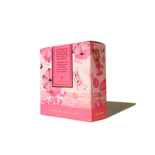 Pink Sugar Beach | 38ml Ink | Ferris Wheel Press pink decorative box with playful summer motifs and text