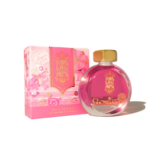 Pink Sugar Beach | 38ml Ink | Ferris Wheel Press round bottle with gold cap and pink themed packaging