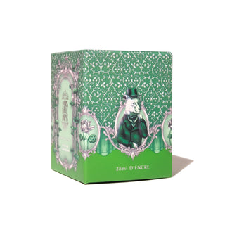 28ml Calligraphy Ink - Parkside Stroll | Ferris Wheel Press green decorative vintage-style packaging box