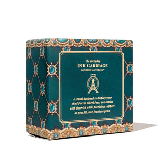 38ml Ink Carriage - Gold Polished Edition | Ferris Wheel Press decorative packaging box design