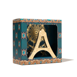 38ml Ink Carriage - Gold Polished Edition | Ferris Wheel Press in decorative teal and gold packaging with ferris wheel design