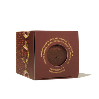 28ml Calligraphy Ink - Port Pirouette | Ferris Wheel Press boxed packaging with circular window showing dark ink bottle top