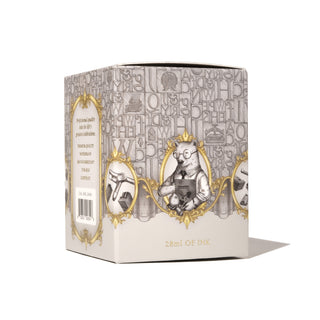 28ml Calligraphy Ink - Pressman Grey | Ferris Wheel Press box with detailed vintage typography design and gold accents