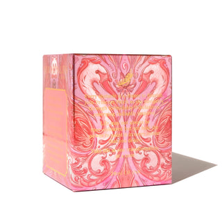 Radiant Rosewing Fountain Pen Inks - 20ml Bottled by Ferris Wheel Press with ornate pink and red packaging design