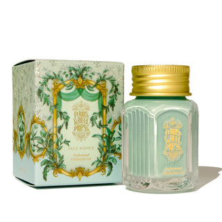 28ml Calligraphy Ink - Sage Advice | Ferris Wheel Press in decorative glass bottle with gold cap and ornate box