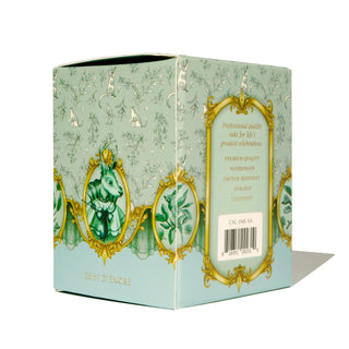 28ml Calligraphy Ink - Sage Advice | Ferris Wheel Press ornate pastel green decorative box packaging