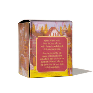 Song of Scarlet Fountain Pen Inks - 20ml Bottled box showing Ferris Wheel Press colorful design and product details