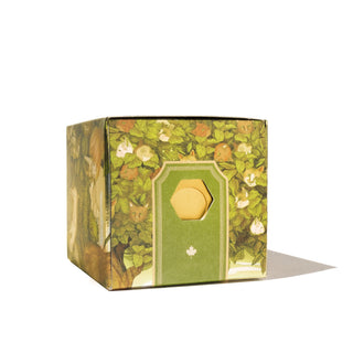 Sprouting Pastures | 85ml Ink | Ferris Wheel Press green leafy packaging with hexagonal ink bottle window