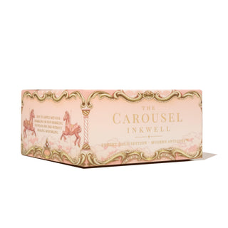 The Carousel Inkwell™ - Sunset Gold box by Ferris Wheel Press with vintage carousel horse design