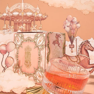 The Carousel Inkwell™ - Sunset Gold | Ferris Wheel Press with textured glass and ornate packaging
