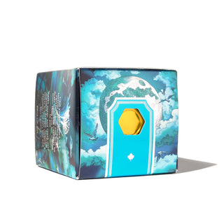 Tumultuous Tides Fountain Pen Inks - 20ml Bottled with vibrant blue and moonlit packaging by Ferris Wheel Press