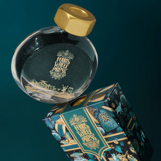 Tunes of Tinseltown | 38ml Ink | Ferris Wheel Press round bottle with gold cap and festive packaging