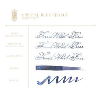 Crystal Blue Legacy | 38ml Ink | Ferris Wheel Press