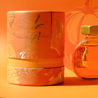 Pumpkin Patch | 85ml Ink | Ferris Wheel Press with decorative orange packaging and round glass ink bottle
