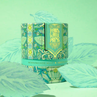 Morningside Mint | 85ml Ink | Ferris Wheel Press with decorative floral packaging and mint green accents