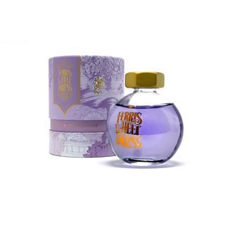 Little Robinia | 85ml Ink | Ferris Wheel Press in round glass bottle with gold cap and lavender packaging box