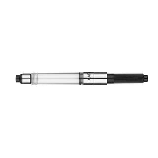 Caran d'Ache Fountain Pen Converter with clear ink reservoir and textured black grip section