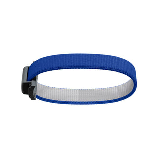 Secrid Additional Band in blue elastic with stainless steel buckle for extra cards and receipts
