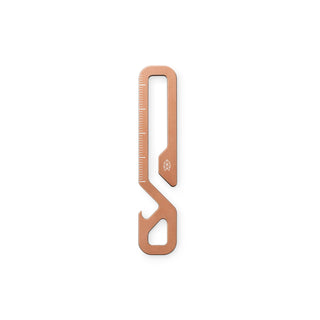 James The Rowan Multitool in copper with integrated ruler and bottle opener by The James Brand