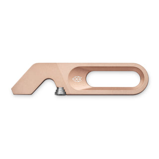 James The Halifax Multitool in rose gold titanium with compact ergonomic design from The James Brand