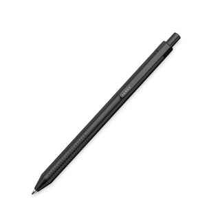 Black James The Burwell Ballpoint Pen shown diagonally on white