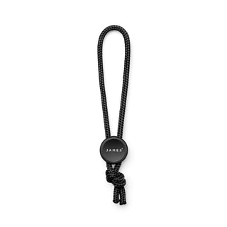 James The Ulu Lanyard & Bead featuring black nylon paracord with anodized aluminum bead by The James Brand