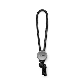 James The Ulu Lanyard & Bead with black nylon paracord and anodized aluminum bead by The James Brand