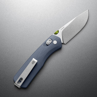 James The Carter Knife with blue G10 handle and silver VG-10 blade by The James Brand