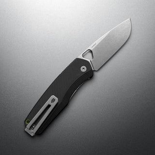 James The Folsom Pro Knife with black textured G10 handle and stonewash LC200N steel blade by The James Brand