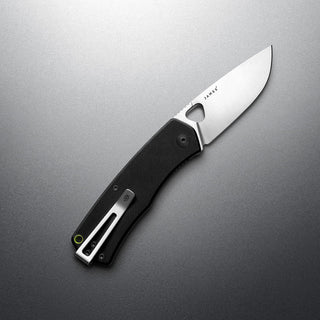 James The Folsom Knife with black G10 handle and sleek VG-10 steel blade from The James Brand