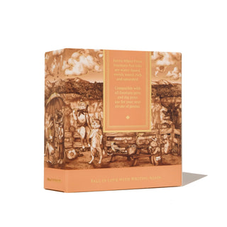 Terracotta Canyon 38ml ink box by Ferris Wheel Press with sepia-toned vintage western illustration