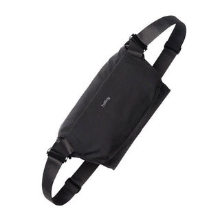 Bellroy Venture Sling 9L in black durable water-resistant recycled fabric with adjustable strap