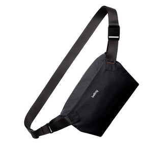 Bellroy Lite Sling Mini black water-resistant recycled fabric crossbody bag with adjustable strap