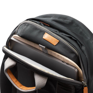 Bellroy Classic Backpack Plus Second Edition with padded laptop compartment and durable recycled fabric design