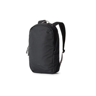 Bellroy Via Backpack in black recycled fabric with padded straps and minimalist design