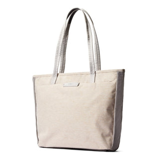 Bellroy Tokyo Tote Second Edition with light beige fabric and sturdy double shoulder straps design