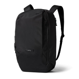Bellroy Transit Workpack 20L (Second Edition) black recycled fabric backpack with simple sleek design