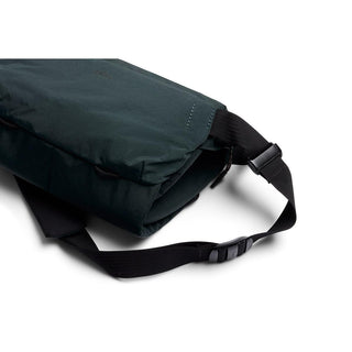 Bellroy Venture Sling 10L - Camera Edition in dark recycled nylon with adjustable black strap close-up