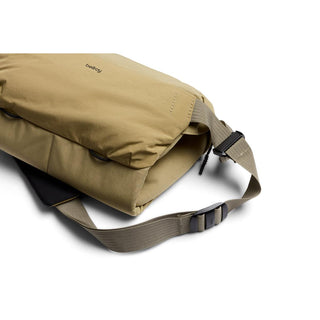 Bellroy Venture Sling 10L - Camera Edition tan crossbody bag with adjustable strap and durable recycled fabric