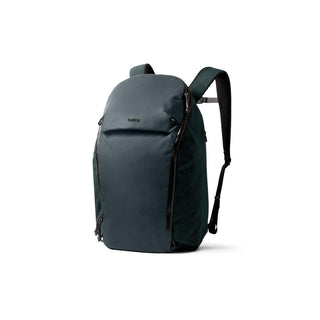 Bellroy Venture Travel Pack 26L in dark green with smooth recycled nylon fabric and sleek design