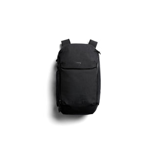 Bellroy Venture Ready Pack 20L black backpack made from recycled nylon and polyester materials