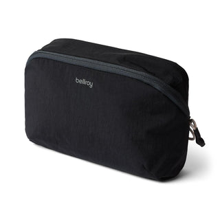 Bellroy Lite Packing Pouch 3L in black recycled nylon with zippered top and minimalist design