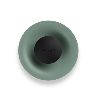 Top view of Fellow Clyde Electric Kettle (120V) (1500ml/50oz) showing silicone wrapped handle and lid design