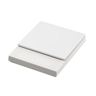 HARIO Polaris Coffee Scale in white ABS resin with sleek flat weighing platform and digital display panel