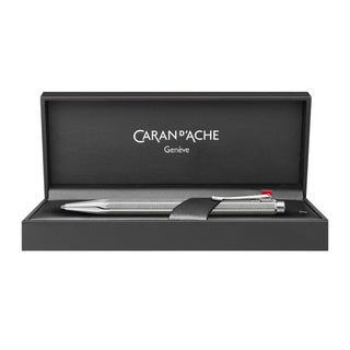 Caran d'Ache Ecridor Retro Mechanical Pencil in hexagonal palladium finish in black gift box